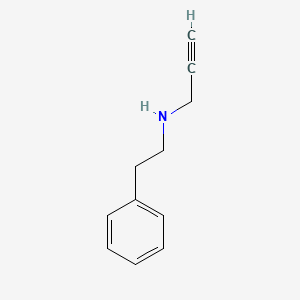 molecular formula C11H13N B3145820 N-phenethylprop-2-yn-1-amine CAS No. 58185-47-0