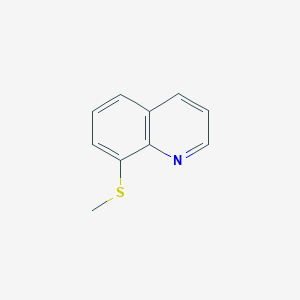 molecular formula C10H9NS B3145839 8-(Methylthio)quinoline CAS No. 5825-25-2