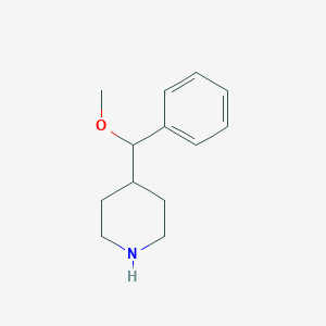 4-[Methoxy(phenyl)methyl]piperidine