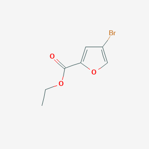 molecular formula C7H7BrO3 B3145900 Ethyl 4-bromofuran-2-carboxylate CAS No. 58471-32-2