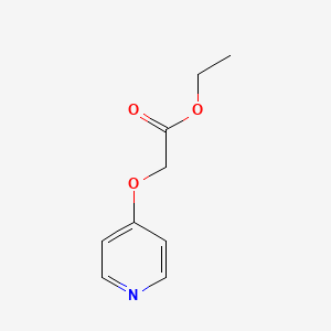 molecular formula C9H11NO3 B3145911 (Pyridin-4-yloxy)-acetic acid ethyl ester CAS No. 58530-46-4