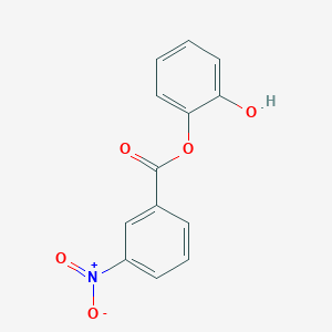 molecular formula C13H9NO5 B3145998 (2-Hydroxyphenyl) 3-nitrobenzoate CAS No. 5876-94-8
