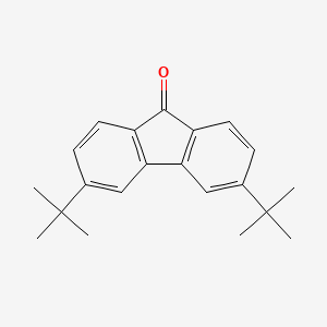 molecular formula C21H24O B3146002 3,6-二叔丁基-9H-芴-9-酮 CAS No. 58775-15-8