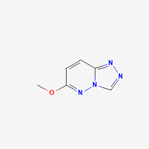 molecular formula C6H6N4O B3146051 1,2,4-Triazolo[4,3-b]pyridazine, 6-methoxy- CAS No. 58826-42-9