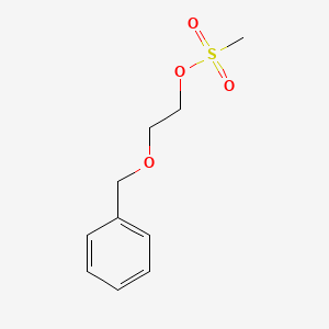 molecular formula C10H14O4S B3146058 2-(Benzyloxy)ethyl methanesulfonate CAS No. 58841-52-4