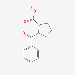trans-2-Benzoylcyclopentane-1-carboxylic acid