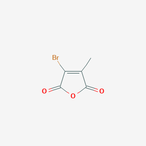 molecular formula C5H3BrO3 B3146148 3-溴-4-甲基呋喃-2,5-二酮 CAS No. 59107-74-3