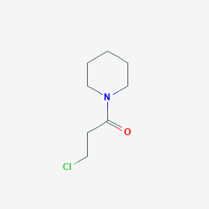 molecular formula C8H14ClNO B3146161 3-Chloro-1-(piperidin-1-yl)propan-1-one CAS No. 59147-44-3
