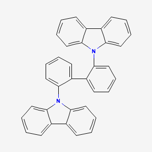 molecular formula C36H24N2 B3146227 2,2'-联(9H-咔唑-9-基)联苯 CAS No. 592551-54-7