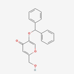 5-(benzhydryloxy)-2-(hydroxymethyl)-4H-pyran-4-one