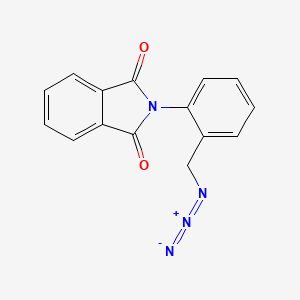 molecular formula C15H10N4O2 B3146240 2-(2-(Azidomethyl)phenyl)isoindoline-1,3-dione CAS No. 59319-57-2