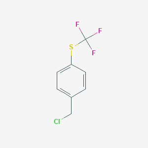 molecular formula C8H6ClF3S B031463 4-(三氟甲基硫代)苄基氯 CAS No. 74483-45-7