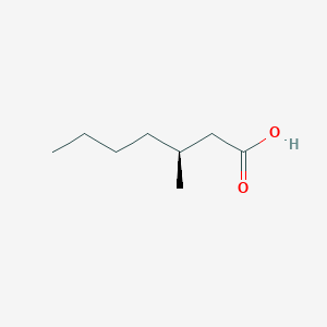 molecular formula C8H16O2 B3146311 (S)-3-Methylheptanoic acid CAS No. 59614-85-6