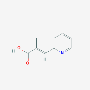 2-Methyl-3-(pyridin-2-yl)acrylic acid