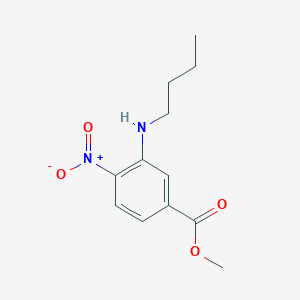 molecular formula C12H16N2O4 B3146369 3-(丁氨基)-4-硝基苯甲酸甲酯 CAS No. 597562-38-4