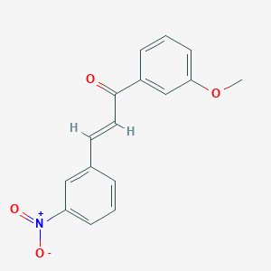 molecular formula C16H13NO4 B3146407 (2E)-1-(3-甲氧基苯基)-3-(3-硝基苯基)丙-2-烯-1-酮 CAS No. 59826-48-1