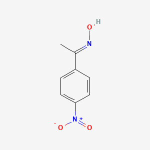 molecular formula C8H8N2O3 B3146422 (E)-N-[1-(4-Nitrophenyl)ethylidene]hydroxylamine CAS No. 59862-56-5
