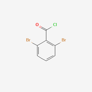 molecular formula C7H3Br2ClO B3146429 2,6-Dibromobenzoyl chloride CAS No. 59870-37-0