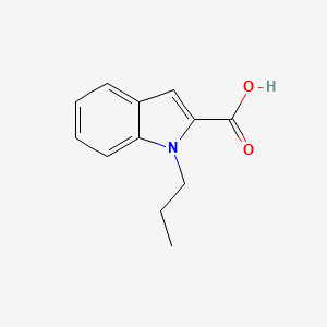 molecular formula C12H13NO2 B3146439 1-propyl-1H-indole-2-carboxylic acid CAS No. 59908-66-6