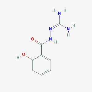 molecular formula C8H10N4O2 B3146478 2-(2-Hydroxybenzoyl)hydrazinecarboximidamide CAS No. 6005-61-4