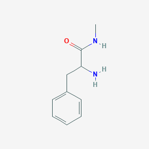 molecular formula C10H14N2O B3146494 2-amino-N-methyl-3-phenylpropanamide CAS No. 60058-40-4