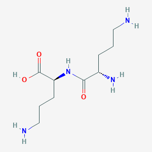 molecular formula C10H22N4O3 B3146529 L-Ornithyl-L-ornithine CAS No. 60259-82-7