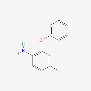 molecular formula C13H13NO B3146536 4-甲基-2-苯氧基苯胺 CAS No. 60287-69-6