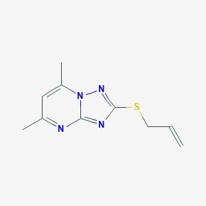 2-(Allylsulfanyl)-5,7-dimethyl[1,2,4]triazolo[1,5-a]pyrimidine