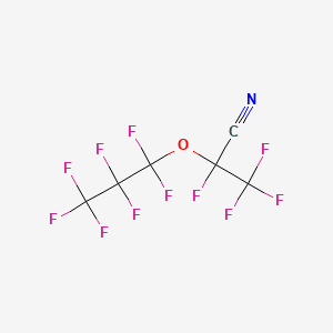 molecular formula C6F11NO B3146561 Perfluoro(2-methyl-3-oxahexanenitrile) CAS No. 60308-66-9