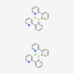 molecular formula C44H32Cl2Ir2N4 B3146568 Chloroiridium(2+);2-phenylpyridine CAS No. 603109-48-4