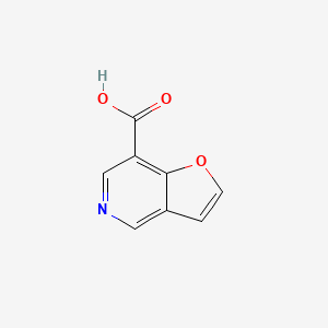 molecular formula C8H5NO3 B3146588 Furo[3,2-c]pyridine-7-carboxylic acid CAS No. 603302-86-9