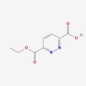 molecular formula C8H8N2O4 B3146596 6-(Ethoxycarbonyl)pyridazine-3-carboxylic acid CAS No. 604000-34-2