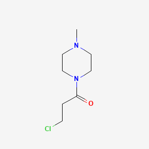 molecular formula C8H15ClN2O B3146606 1-(3-Chloropropanoyl)-4-methylpiperazine CAS No. 60407-45-6