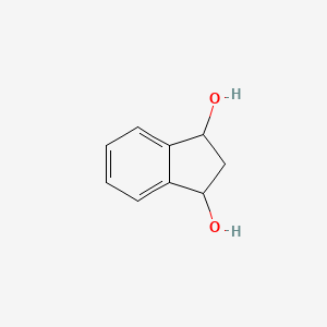 molecular formula C9H10O2 B3146615 Indane-1,3-diol CAS No. 60414-82-6