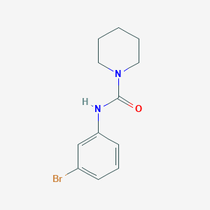 molecular formula C12H15BrN2O B3146625 N-(3-bromophenyl)piperidine-1-carboxamide CAS No. 60465-16-9