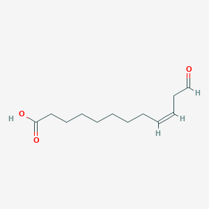 molecular formula C12H20O3 B3146652 12-oxo-9Z-dodecenoic acid CAS No. 60485-39-4