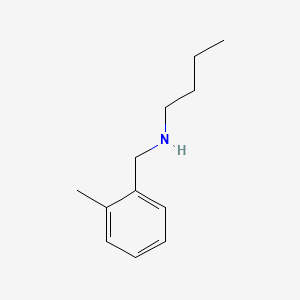 molecular formula C12H19N B3146655 N-(2-甲基苄基)丁-1-胺 CAS No. 60509-42-4