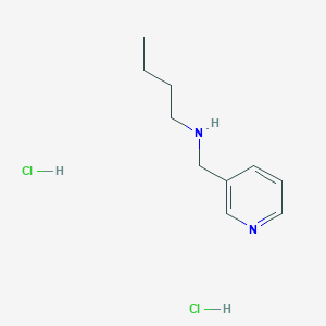 molecular formula C10H18Cl2N2 B3146664 丁基(吡啶-3-基甲基)胺二盐酸盐 CAS No. 60509-61-7