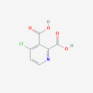 molecular formula C7H4ClNO4 B3146695 4-Chloropyridine-2,3-dicarboxylic acid CAS No. 605661-85-6