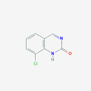 molecular formula C8H5ClN2O B3146708 2(1H)-Quinazolinone, 8-chloro- CAS No. 60610-15-3