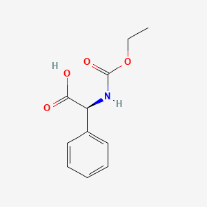 molecular formula C11H13NO4 B3146752 (S)-2-(ethoxycarbonylamino)-2-phenylacetic acid CAS No. 60729-80-8