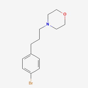 molecular formula C13H18BrNO B3146762 4-(3-(4-Bromophenyl)propyl)morpholine CAS No. 607744-36-5