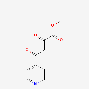 molecular formula C11H11NO4 B3146835 2,4-二氧代-4-(吡啶-4-基)丁酸乙酯 CAS No. 60943-41-1