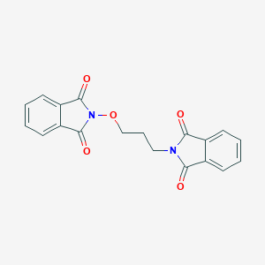 molecular formula C19H14N2O5 B314684 2-[3-(1,3-dioxo-1,3-dihydro-2H-isoindol-2-yl)propoxy]-1H-isoindole-1,3(2H)-dione 