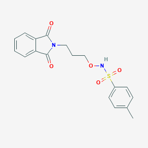molecular formula C18H18N2O5S B314687 N-[3-(1,3-dioxo-1,3-dihydro-2H-isoindol-2-yl)propoxy]-4-methylbenzenesulfonamide 