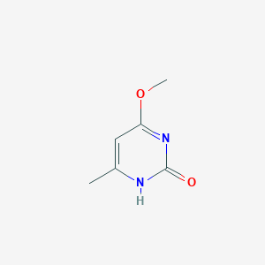 molecular formula C6H8N2O2 B3146885 4-Methoxy-6-methylpyrimidin-2-ol CAS No. 61000-87-1