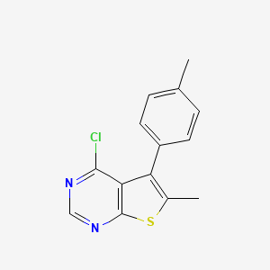 4-Chloro-6-methyl-5-(4-methylphenyl)thieno[2,3-d]pyrimidine