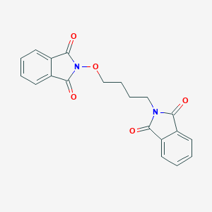 molecular formula C20H16N2O5 B314691 2-[4-(1,3-dioxo-1,3-dihydro-2H-isoindol-2-yl)butoxy]-1H-isoindole-1,3(2H)-dione 