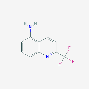 molecular formula C10H7F3N2 B3146948 2-(三氟甲基)喹啉-5-胺 CAS No. 611231-26-6