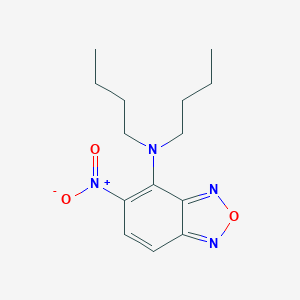 molecular formula C14H20N4O3 B314696 4-(Dibutylamino)-5-nitro-2,1,3-benzoxadiazole 